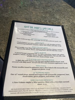 Menu photo 4 Gator Jakes Bar & Grill Sterling Heights, MI