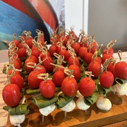 Lunch Lobster Roll - Catering: Marinaded Mozzarella Skewers