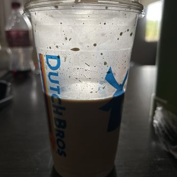 Dutch Bros Coffee - When you ask for no ice because you don't want to drink watered down coffee. For $6.35! For this! - Juice Bars & Smoothies Near Me - Oceanside, California