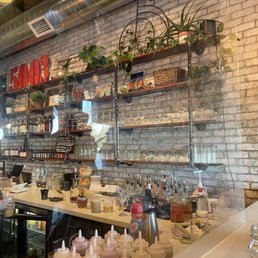 View from the corner of the bar