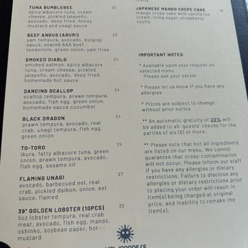 Uni Japanese Restaurant - signature rolls - Japanese Near Me - Victoria, British Columbia
