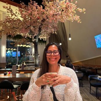 Amber Road Bar & Grille - Enjoying my birthday cocktail - Wine Bars Near Me - Boston, Massachusetts