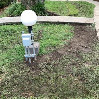 Elekron Electric - Completed trench for a Tesla charger. - Electricians Near Me - Coral Gables, Florida Elekron Electric - Completed trench for a Tesla charger. - Electricians Near Me - Coral Gables, Florida