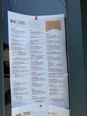 Menu photo 1 Blaze Bar Harbor, ME Menu photo 1 Blaze Bar Harbor, ME