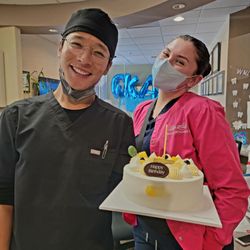 Live & Smile Dental & Orthodontics - Celebrating our July birthdays, Dr. Stephan Yoon and Bella