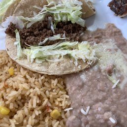 Excellent rice and beans