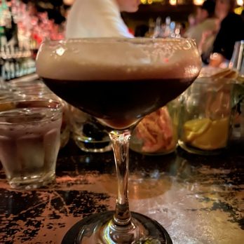 Bathtub Gin - Reposado Tequila Espresso Martini made by Bartender, Henry. - Speakeasies Near Me - New York, New York Bathtub Gin - Reposado Tequila Espresso Martini made by Bartender, Henry. - Speakeasies Near Me - New York, New York
