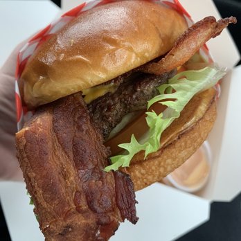 Bros Burger - Bacon cheeseburger. - Burgers Near Me - Puyallup, Washington