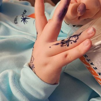 Professional Henna Tattoo - Smeared ink - Tattoo Near Me - Myrtle Beach, South Carolina