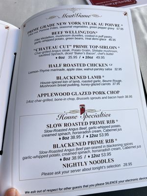 Menu photo 3 Shadowbrook Capitola, CA