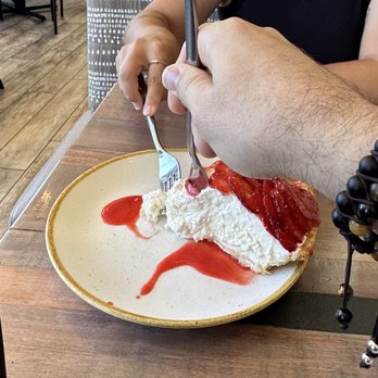 Monkeypod Kitchen - The Strawberry Cream Pie, we ate all of it! - Tacos Near Me - Honolulu, Hawaii Monkeypod Kitchen - The Strawberry Cream Pie, we ate all of it! - Tacos Near Me - Honolulu, Hawaii