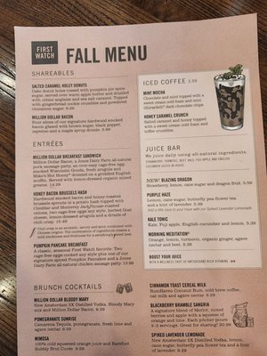 Menu photo 2 First Watch Phoenix, AZ