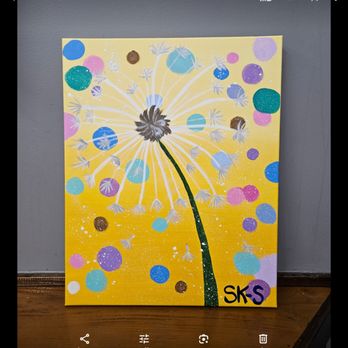 Purple Easel - Thanks for your help, Miranda (PE artist/instructor). I think it turned out beatifully. - Paint & Sip Near Me - Ontario, California Purple Easel - Thanks for your help, Miranda (PE artist/instructor). I think it turned out beatifully. - Paint & Sip Near Me - Ontario, California