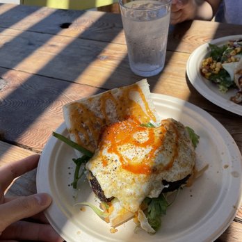 Vic & Al's - Boudin Breakfast Sandwich - Cajun/Creole Near Me - Austin, Texas Vic & Al's - Boudin Breakfast Sandwich - Cajun/Creole Near Me - Austin, Texas