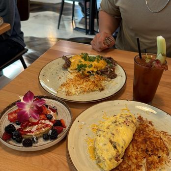 Eggcited Brunch House - Omlet and short rib Benedict - Breakfast & Brunch Near Me - McKinney, Texas Eggcited Brunch House - Omlet and short rib Benedict - Breakfast & Brunch Near Me - McKinney, Texas