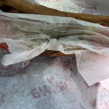 Wawa - How I found my sandwich after taking it out of the wrapper - Convenience Stores Near Me - Gainesville, Florida