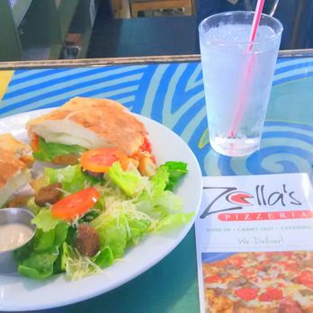 Zella's Pizzeria - Had to come back and try the druidzilla chicken sandwich with Free salad mmm free - Pizza Near Me - Baltimore, Maryland