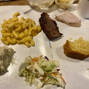 Cooper's Old Time Pit Bar-B-Que - My "plate" - Barbeque Near Me - Austin, Texas