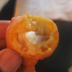 Murphy's Law - Little to no fish inside of batter of mini fish and chips
