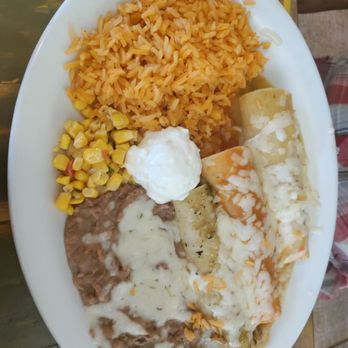 Nuestro Mexico Restaurant - Enchilada trio. - Mexican Near Me - Bakersfield, California Nuestro Mexico Restaurant - Enchilada trio. - Mexican Near Me - Bakersfield, California