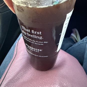 Starbucks - Venti iced Iced Caff Americano with light ice-yum - Coffee & Tea Near Me - Yuba City, California