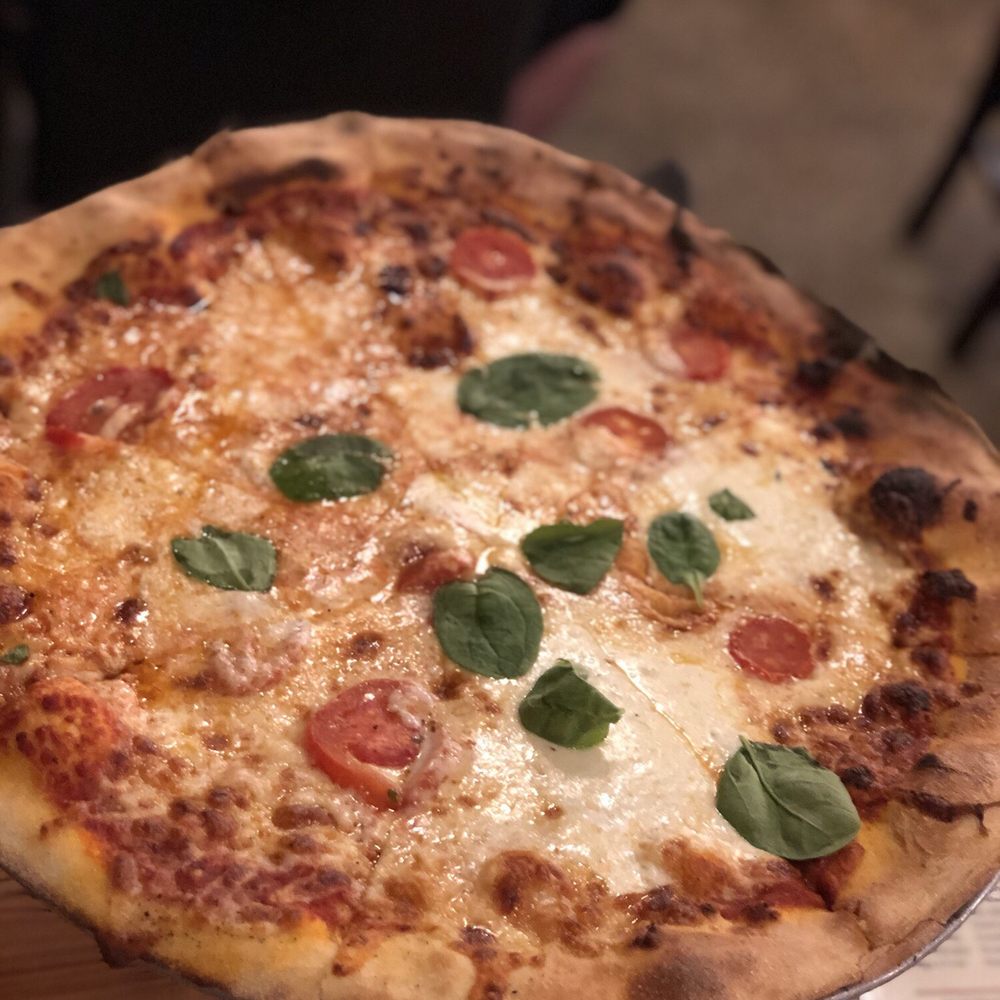 Crispy's Springfield Gallery - The springfielder- delicious cheese blend (a little sparse on the toppings though) - Pizza Near Me - Jacksonville, Florida Crispy's Springfield Gallery - The springfielder- delicious cheese blend (a little sparse on the toppings though) - Pizza Near Me - Jacksonville, Florida