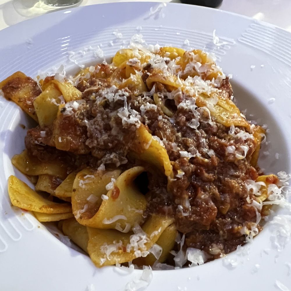 Noisette - Pappardelle with bolognaise - Italian Near Me - Cannes, 06 Noisette - Pappardelle with bolognaise - Italian Near Me - Cannes, 06