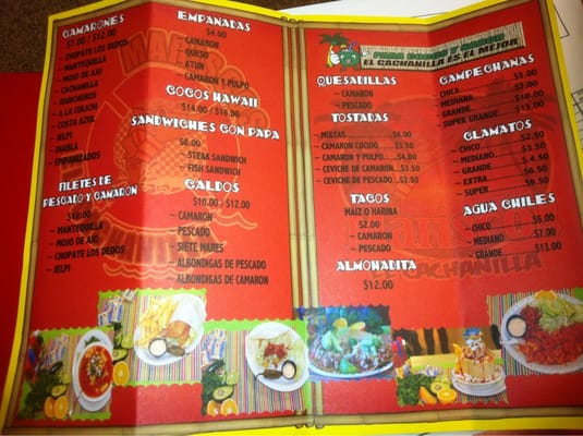 Menu photo 4 Mariscos El Cachanilla Stockton, CA Menu photo 4 Mariscos El Cachanilla Stockton, CA