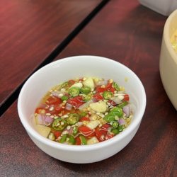 Alin's Thai Street Food - Nam pla (dipping sauce)