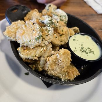 Golden Road Brewing - Fried pickles - New American Near Me - Huntington Beach, California Golden Road Brewing - Fried pickles - New American Near Me - Huntington Beach, California