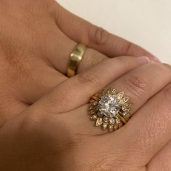Benjamin - My wedding bands got a complete tune up!  I've never seen them sparkle as much as they do now.