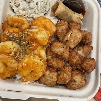 Aloha Chicken And Shrimp - Combo plate - spicy - Hawaiian Near Me - Richardson, Texas Aloha Chicken And Shrimp - Combo plate - spicy - Hawaiian Near Me - Richardson, Texas