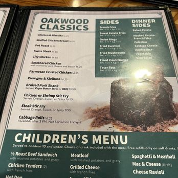 McGarrey's Oakwood Cafe - Menu - New American Near Me - Erie, Pennsylvania McGarrey's Oakwood Cafe - Menu - New American Near Me - Erie, Pennsylvania