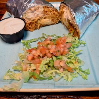 Papi's Tacos - Burrito with Chicken Tinga & Blanca Sauce - Mexican Near Me - Ocean City, Maryland Papi's Tacos - Burrito with Chicken Tinga & Blanca Sauce - Mexican Near Me - Ocean City, Maryland