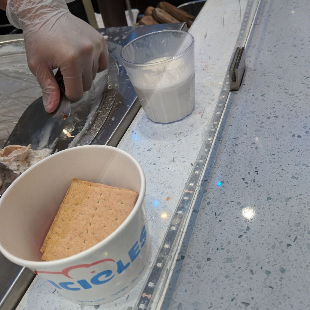 Icicles - They start off with "simple" ingredients... Cream and flavor of choice... - Desserts Near Me - Newark, California Icicles - They start off with "simple" ingredients... Cream and flavor of choice... - Desserts Near Me - Newark, California
