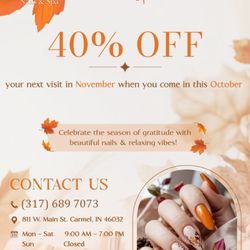 Zen Nails and Spa - Experience the Art of Self-Care at Zen Nails & Spa! Call us at (317) 689-7073. Find us at 811 W. Main St. Carmel, IN 46032.