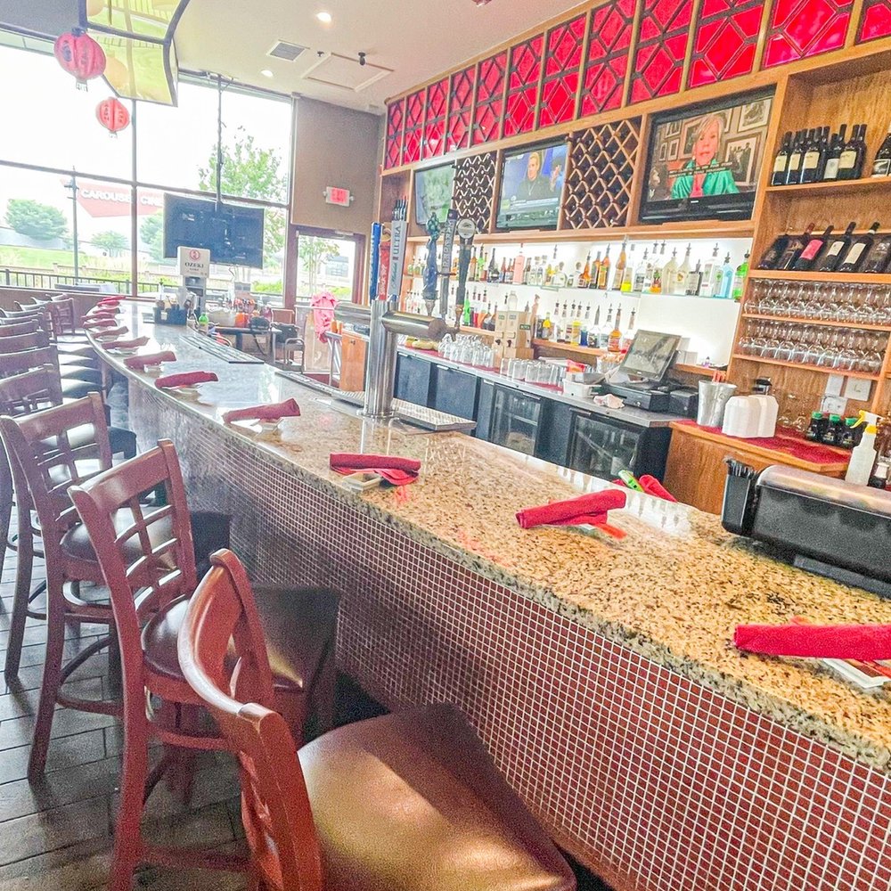 Red Bowl Asian Bistro - Bar area - Asian Fusion Near Me - Burlington, North Carolina Red Bowl Asian Bistro - Bar area - Asian Fusion Near Me - Burlington, North Carolina
