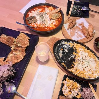 Jagalchi - 떡볶이 / Tteokbokki - add cheese 밑전 / Meat Jun 군만두 / crispy mandu Cheesy corn - Korean Near Me - Honolulu, Hawaii Jagalchi - 떡볶이 / Tteokbokki - add cheese 밑전 / Meat Jun 군만두 / crispy mandu Cheesy corn - Korean Near Me - Honolulu, Hawaii