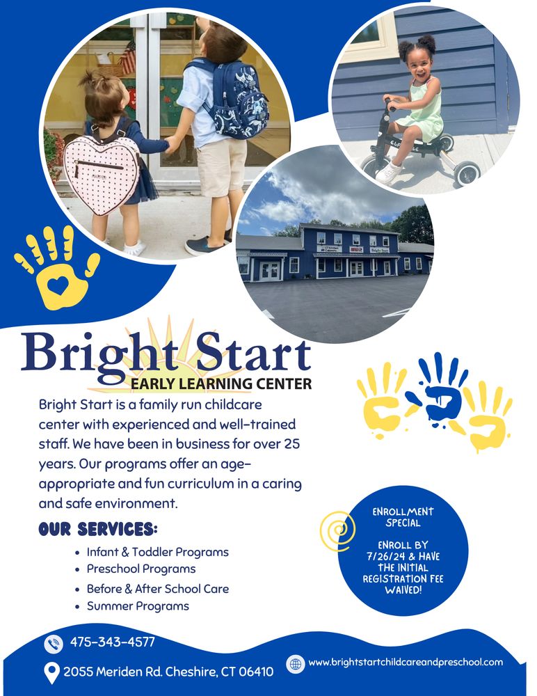 Bright Start Early Learning Center - childcare center in Cheshire, CT