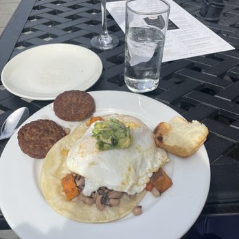 Farm Bell Kitchen - South by Southwest. Added veggie sausage. I liked this, but the soft tortillas were a bit odd - Southern Near Me - Charlottesville, Virginia Farm Bell Kitchen - South by Southwest. Added veggie sausage. I liked this, but the soft tortillas were a bit odd - Southern Near Me - Charlottesville, Virginia
