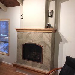 Dave Jensen - Custom dry wall for fire place.