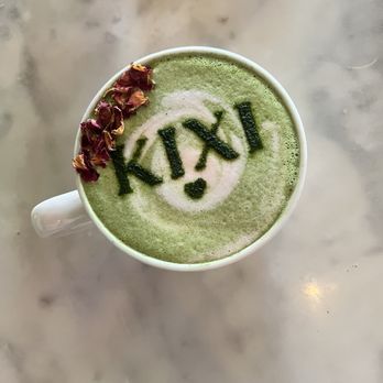 Kixi Cafe - Matcha rose latte - Breakfast & Brunch Near Me - Boca Raton, Florida