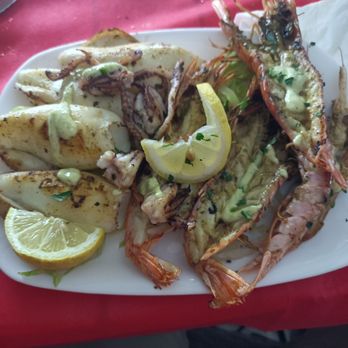 Panis Beach - Seppie e gamberi - Seafood Near Me - Foce Varano, FG