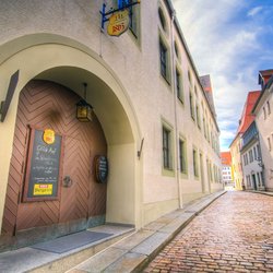 Schankhaus 1863 - Eingang auf der Kaufhausgasse.