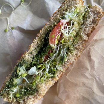 Sweet Cane Cafe - Mac-Nut Pesto Sandwich - Sandwiches Near Me - Hilo, Hawaii Sweet Cane Cafe - Mac-Nut Pesto Sandwich - Sandwiches Near Me - Hilo, Hawaii