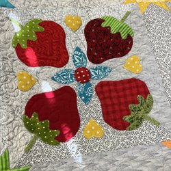common threads retreat center - Quilt block with Appliqué