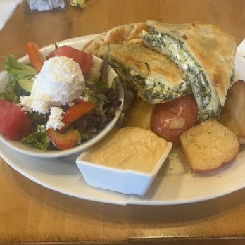 ethos Greek Bistro - Spanakopita platter - Mediterranean Near Me - Fort Lauderdale, Florida ethos Greek Bistro - Spanakopita platter - Mediterranean Near Me - Fort Lauderdale, Florida