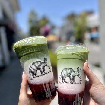 Boba Guys - Strawberry matcha! - Bubble Tea Near Me - Long Beach, California