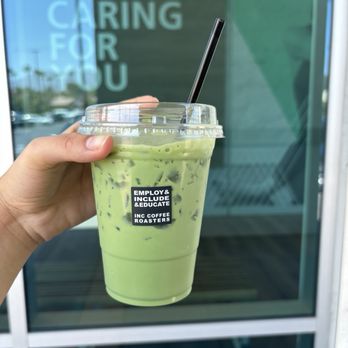 INC Coffee Roasters - Matcha latte with whole milk half sweet - Coffee & Tea Near Me - Foothill Ranch, California INC Coffee Roasters - Matcha latte with whole milk half sweet - Coffee & Tea Near Me - Foothill Ranch, California