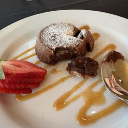 The finale - chocolate lava!